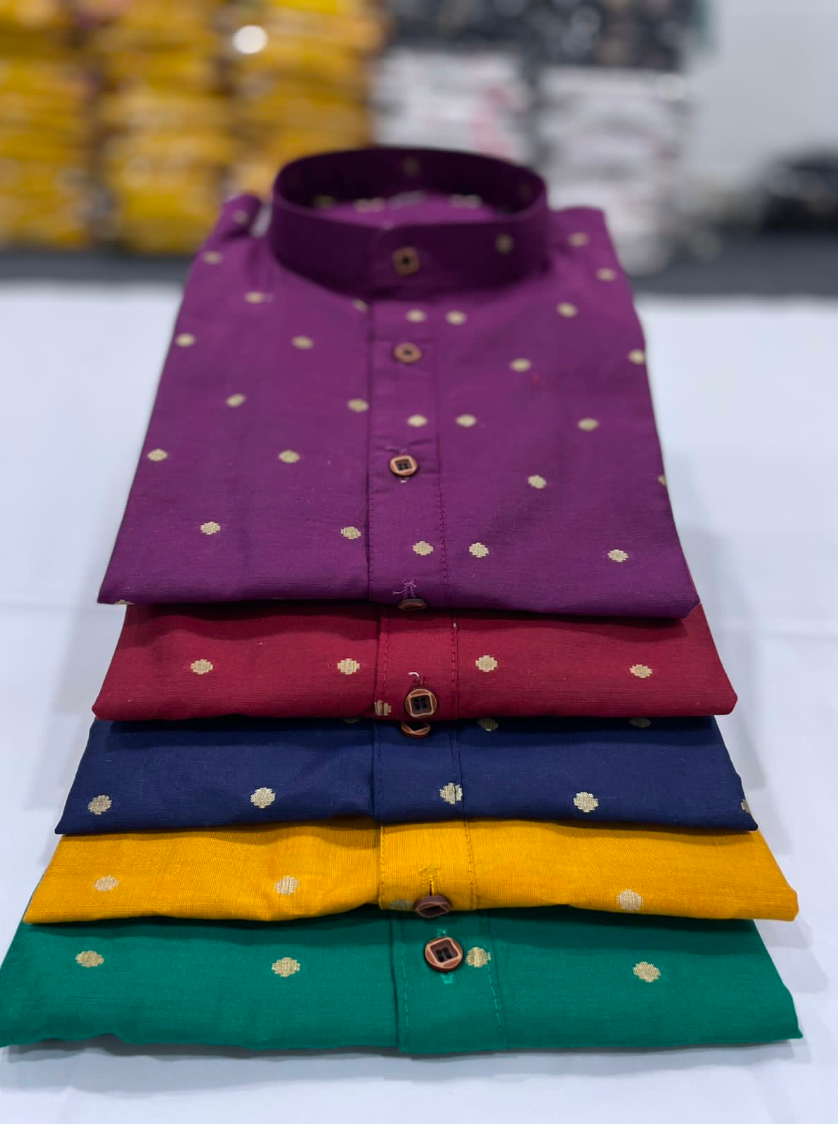 Matrut | Milap Maroon Short Kurta