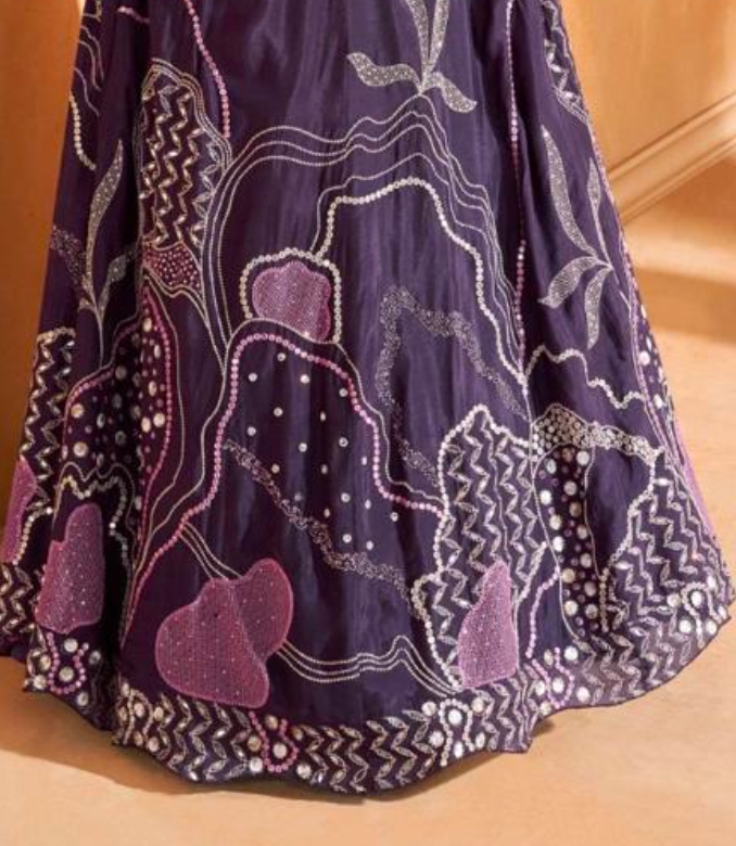 On rent - FULL SET | Celestial Couture Purple Gown