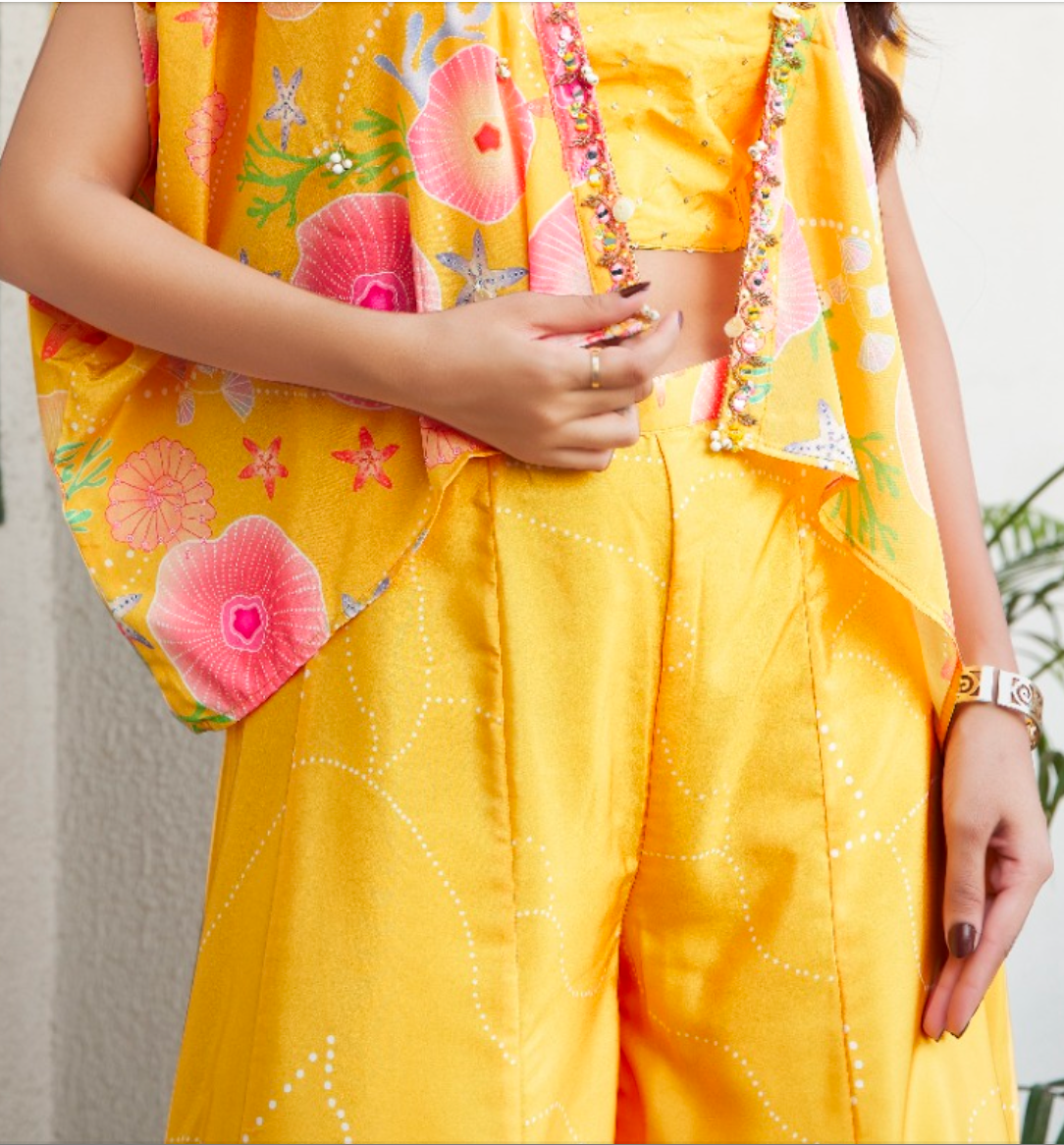 Matrut | Buttercup Beauty Yellow Palazzo Set