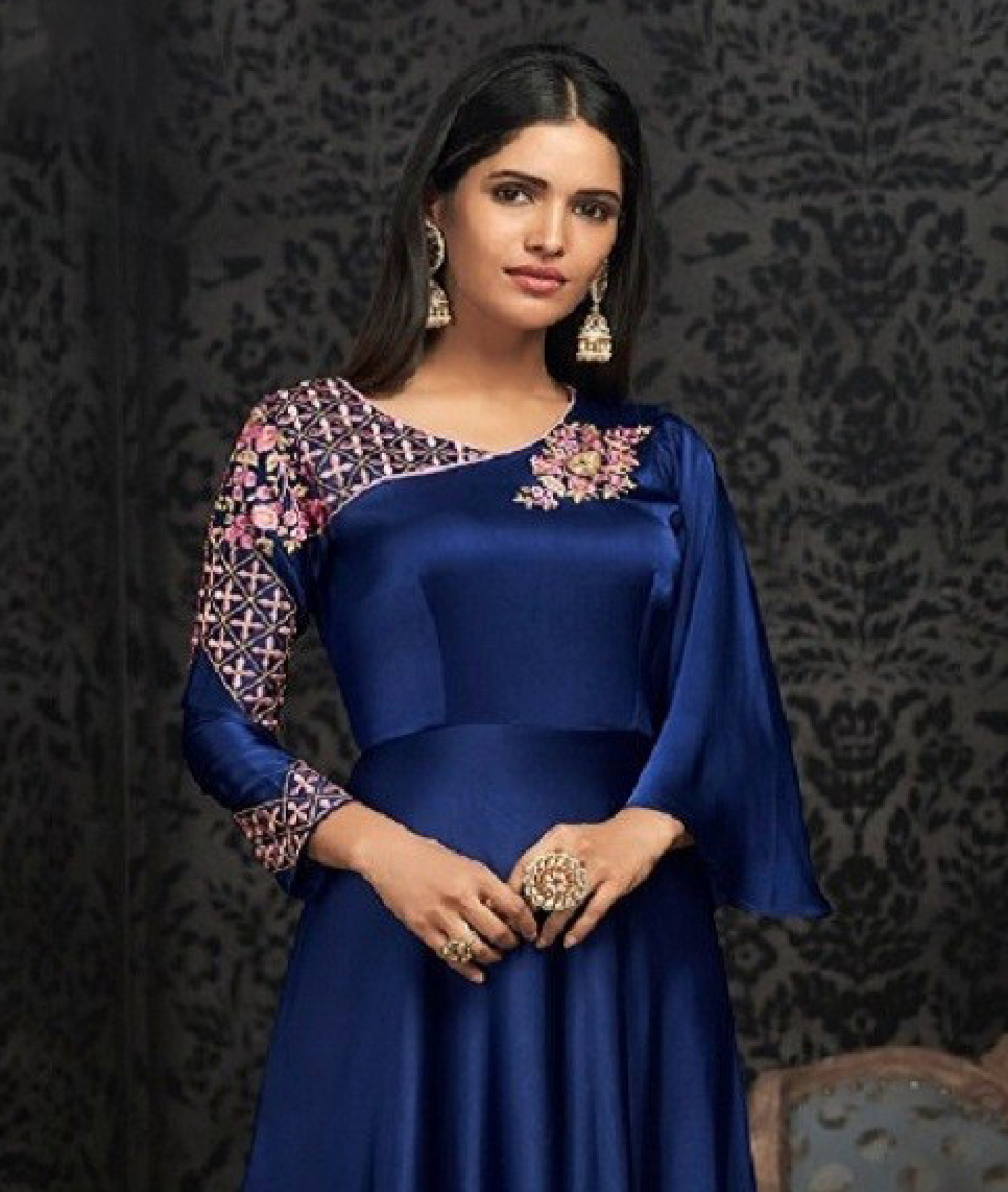 Matrut | Sara Silque Royal Blue Gown