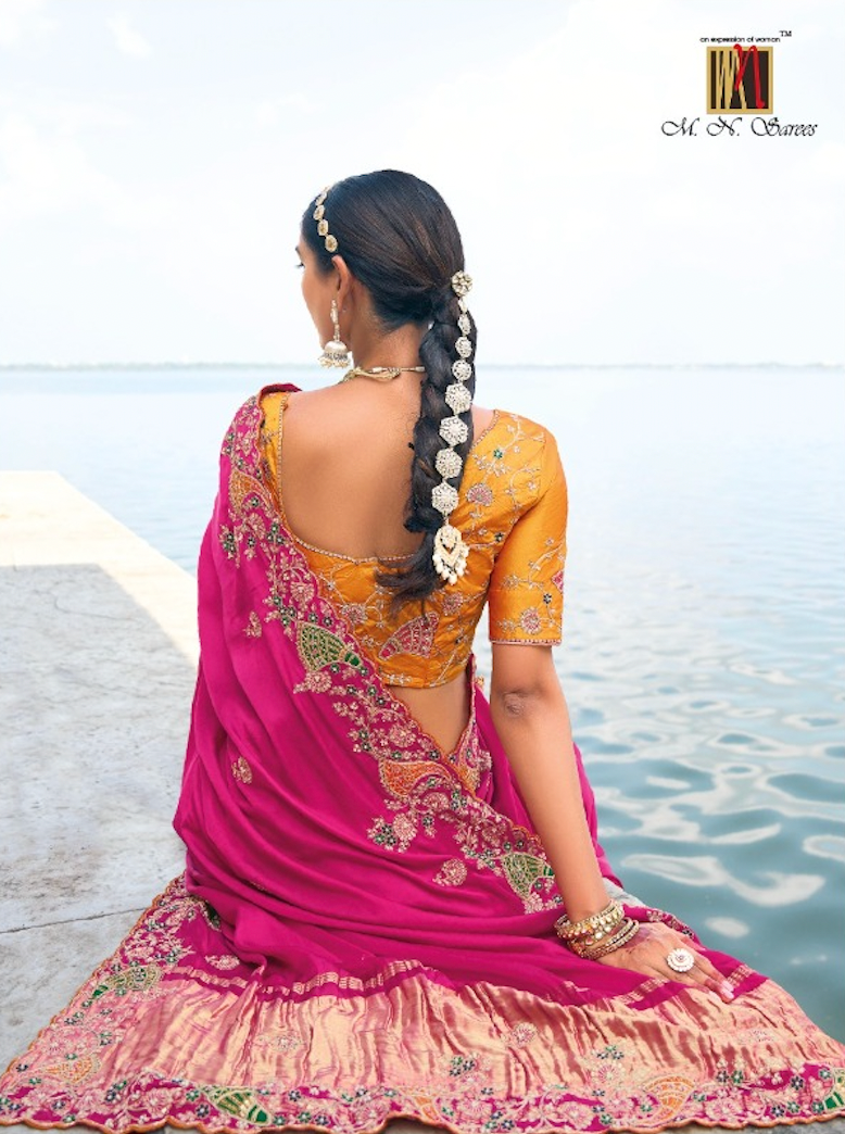 Matrut | Shahi Andaaz Rani-Yellow Saree