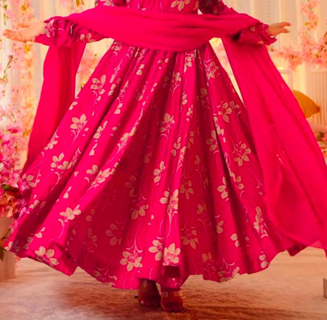 Matrut | Florista Rani Pink Gown
