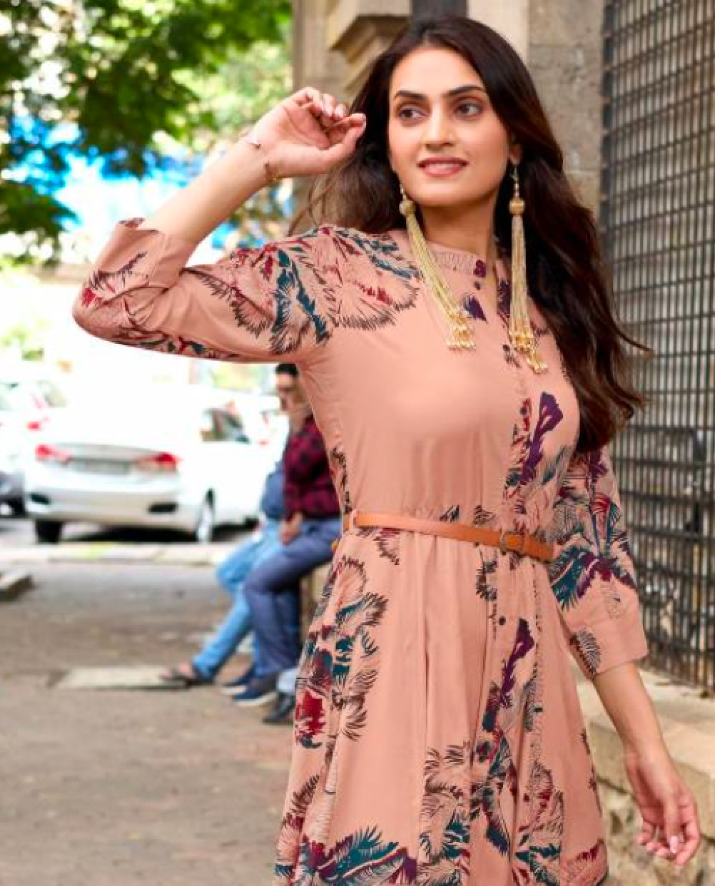 Matrut | Tripsy Belt Brown Dress