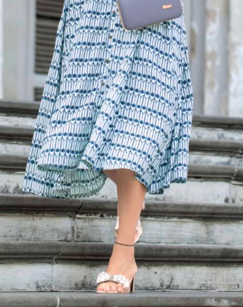 Matrut | Tripsy Belt Blue Dress