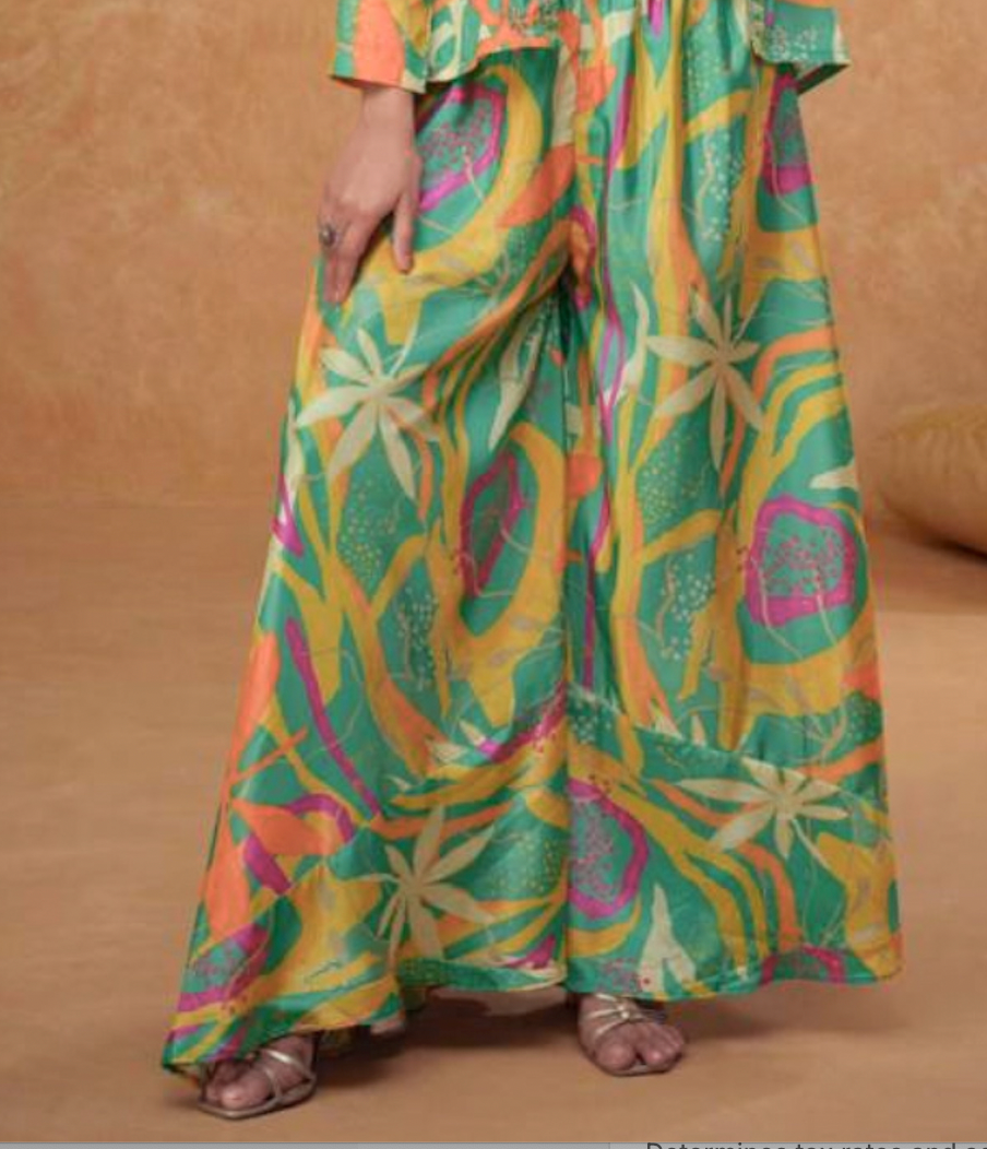 Matrut | Kiera Mint Green Graffiti Trio Set