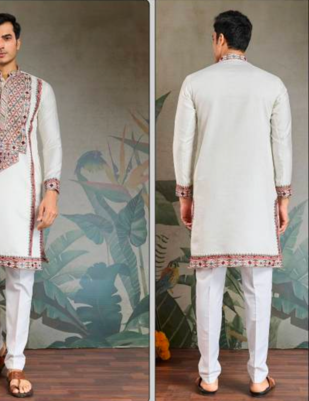 Matrut | Fusion Fits-4 White Kurta Set