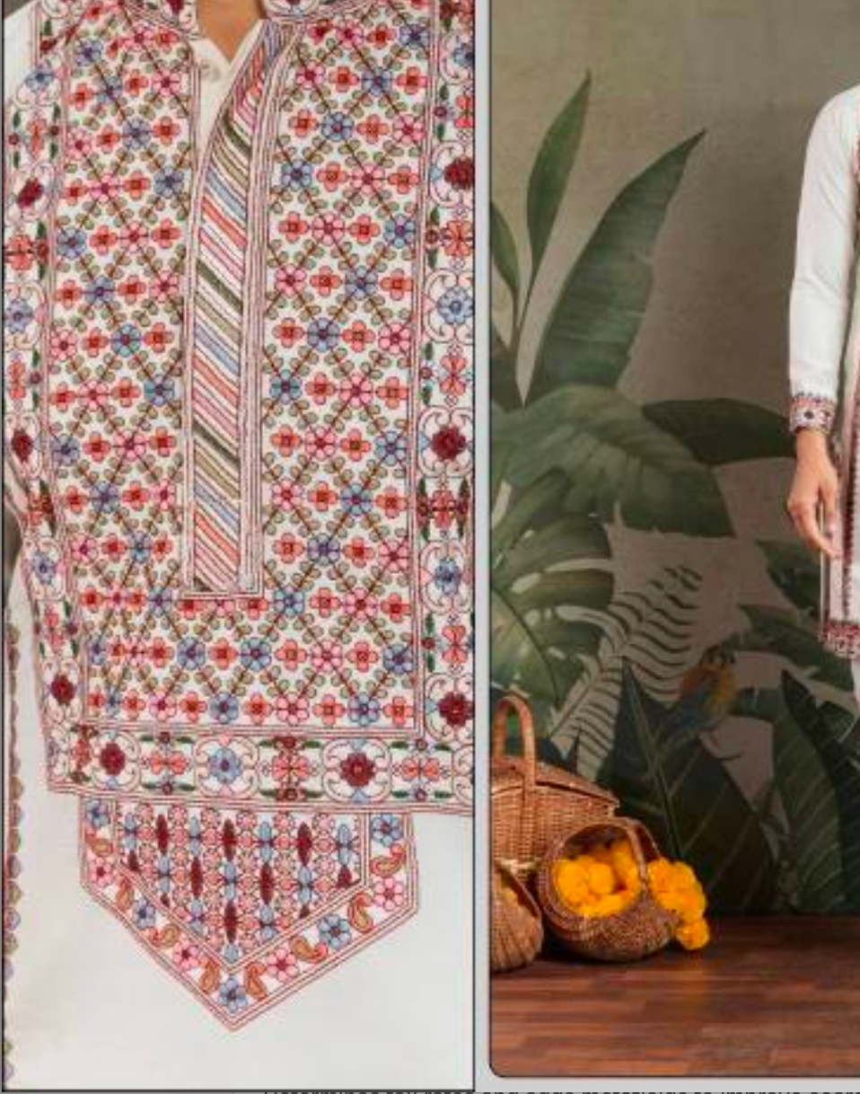 Matrut | Fusion Fits-4 White Kurta Set