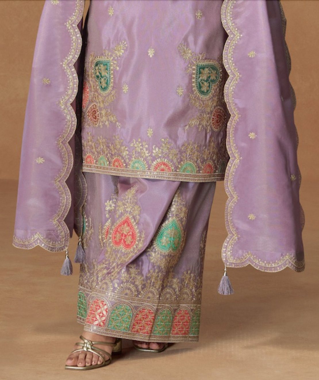 Matrut | Kashvi Purple Palazzo Suit