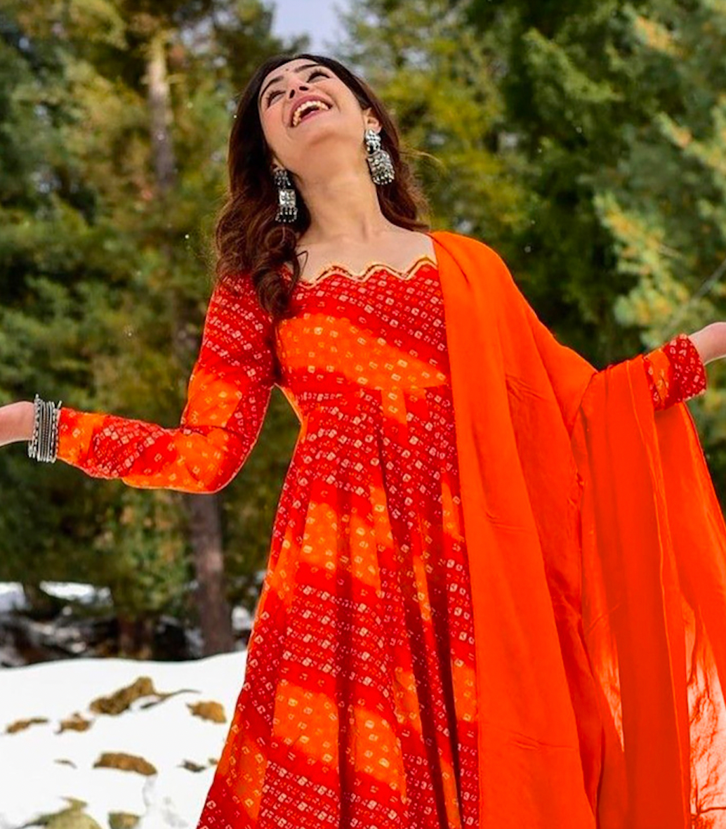 Matrut | Shayara Orange Gown