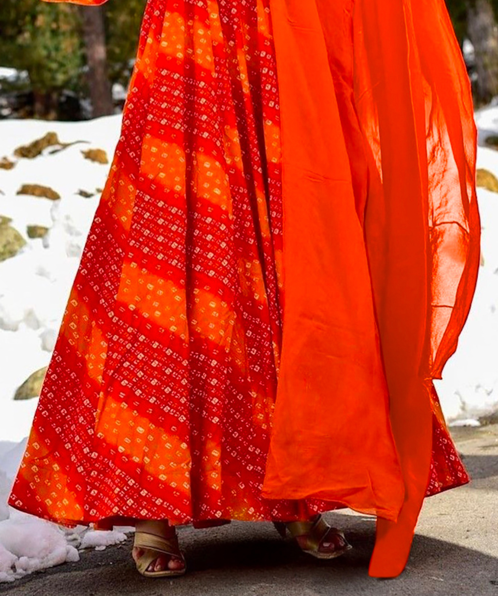 Matrut | Shayara Orange Gown