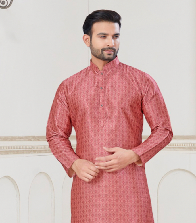 Matrut | Lofty Rusty Pink Kurta Set