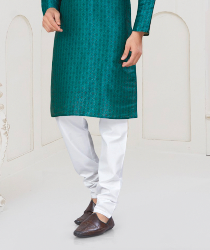 Matrut | Lofty Peacock Blue Kurta Set