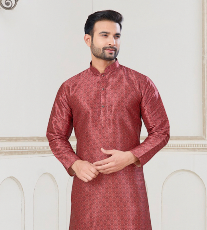 Matrut | Lofty Rusty Maroon Kurta Set
