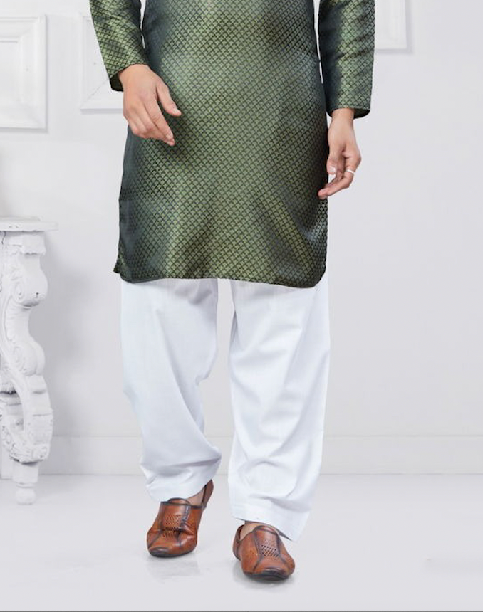 Matrut | Rangoon Dark Green Kurta Set