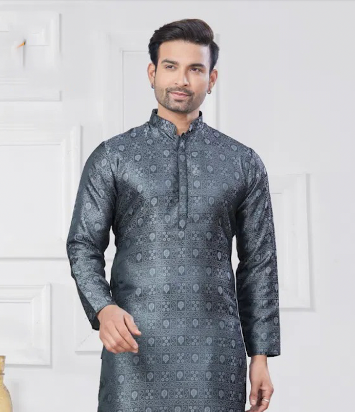 Matrut | Rangoon Grey Kurta Set