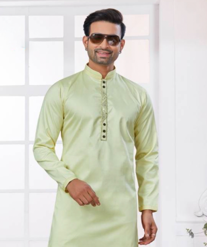Matrut | Gallant Lime Kurta Set