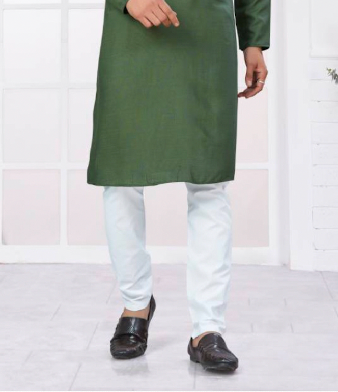 Matrut | Gallant Mehendi Green Kurta Set