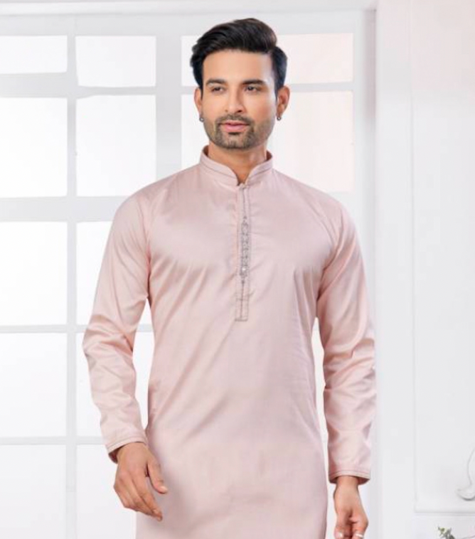 Matrut | Gallant Powder Pink Kurta Set