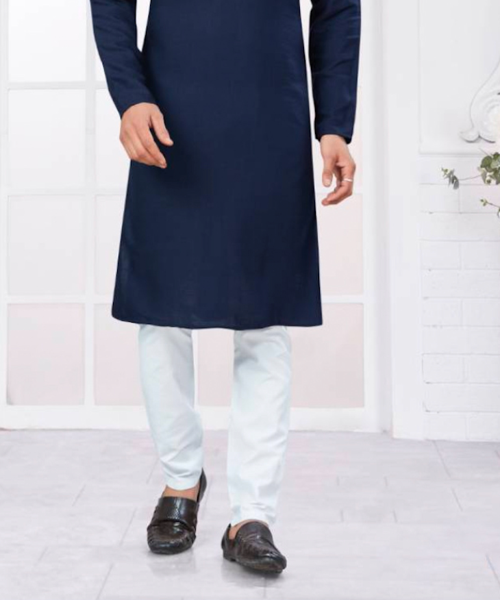 Matrut | Gallant Navy Blue Kurta Set