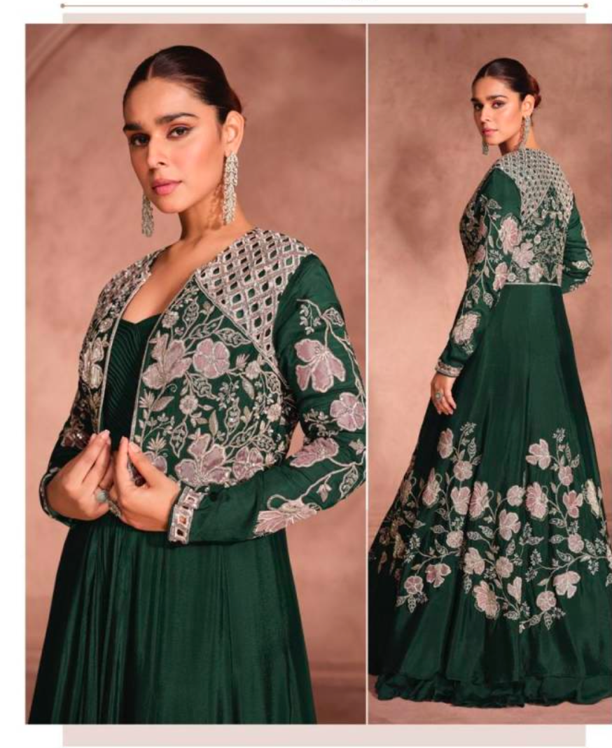 Matrut | Mannat Green Lehenga Set