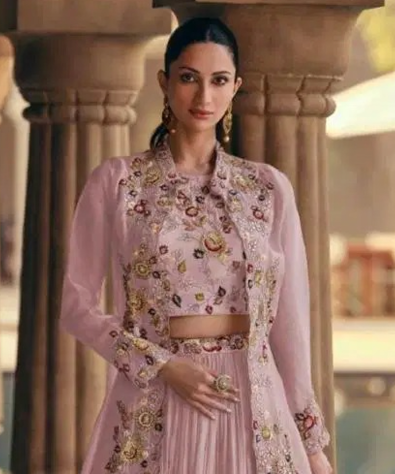 Matrut | Mahotsav Powder Pink Trio Set