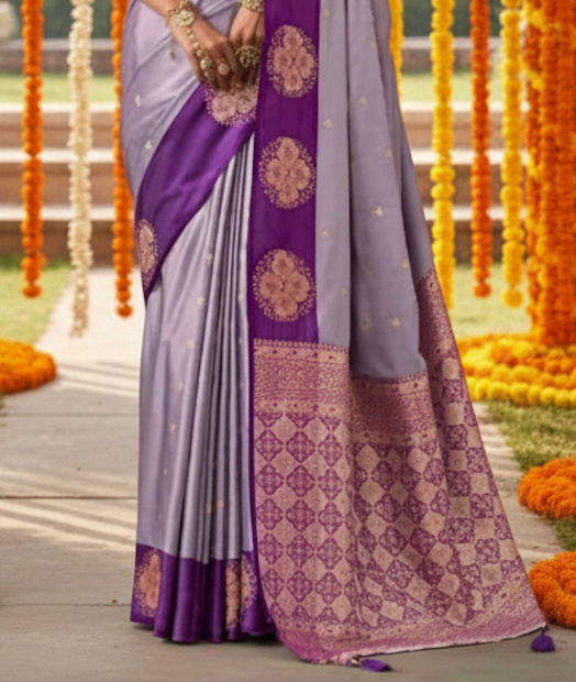 Matrut | Kalki Purple Saree