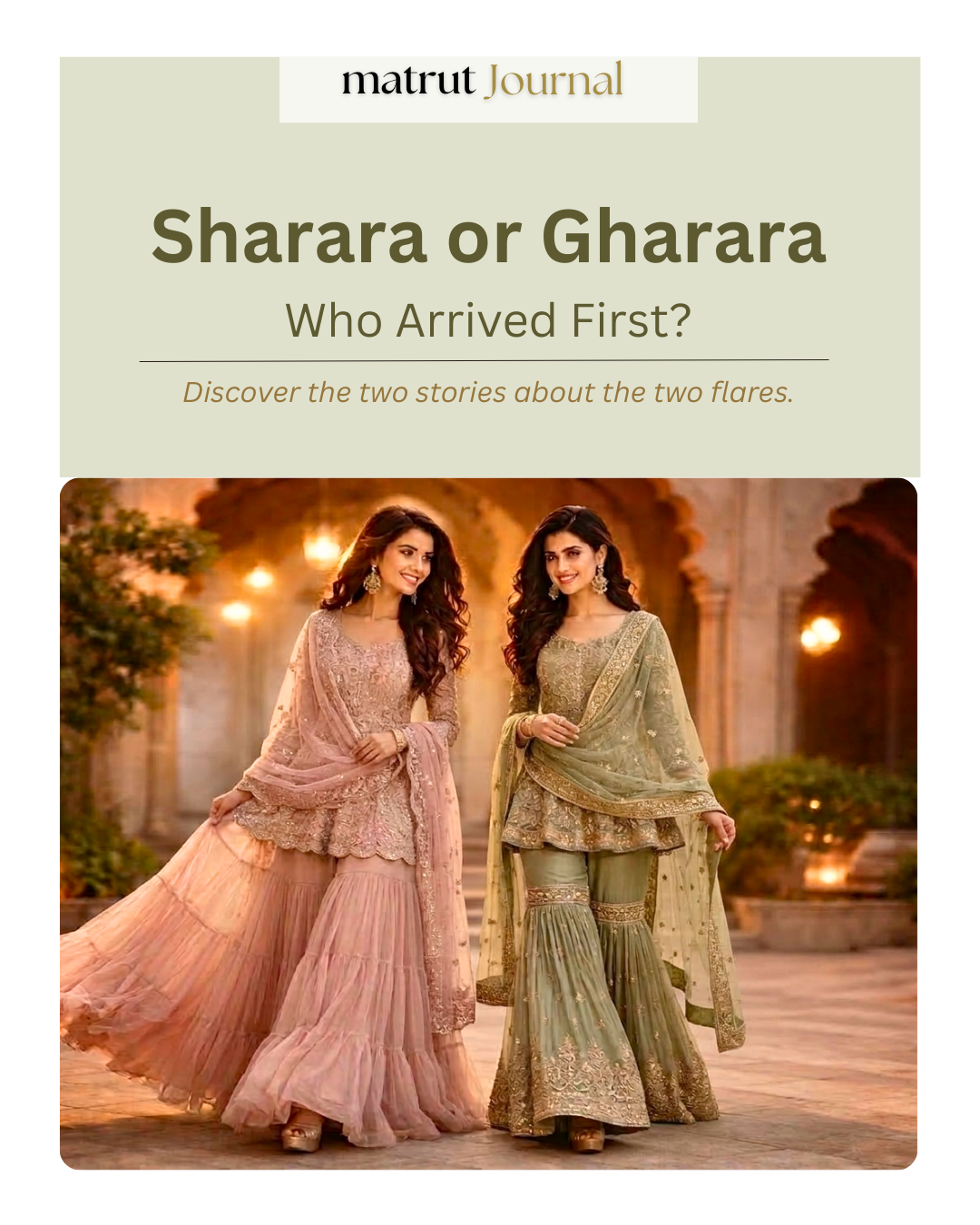 Sharara or Gharara: Who Arrived First?