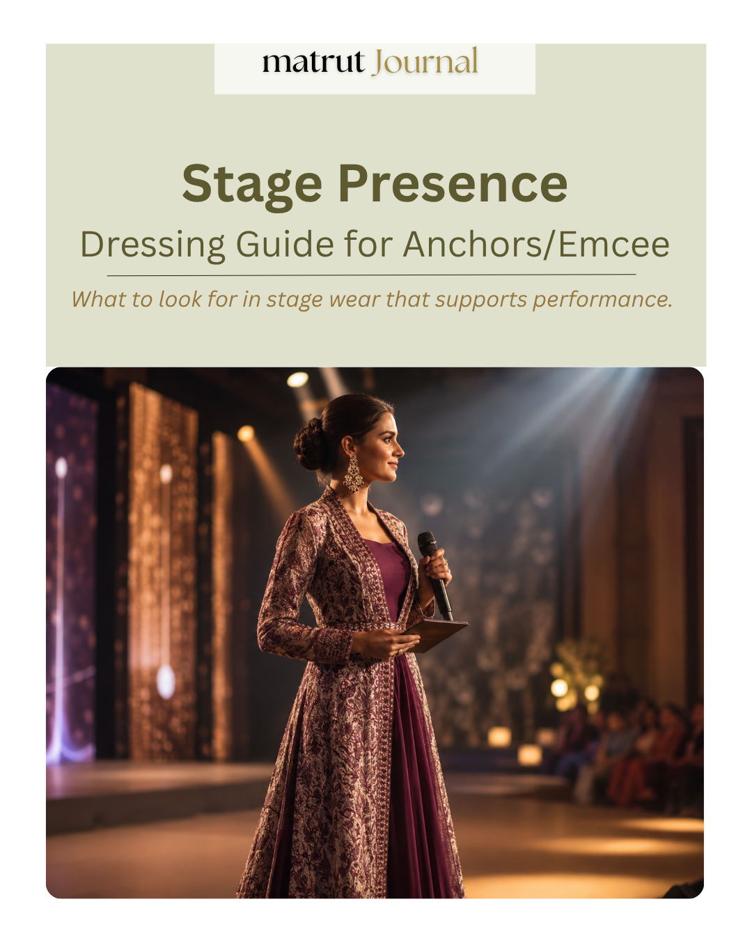 Stage Presence: Dressing Guide for Anchors/Emcee