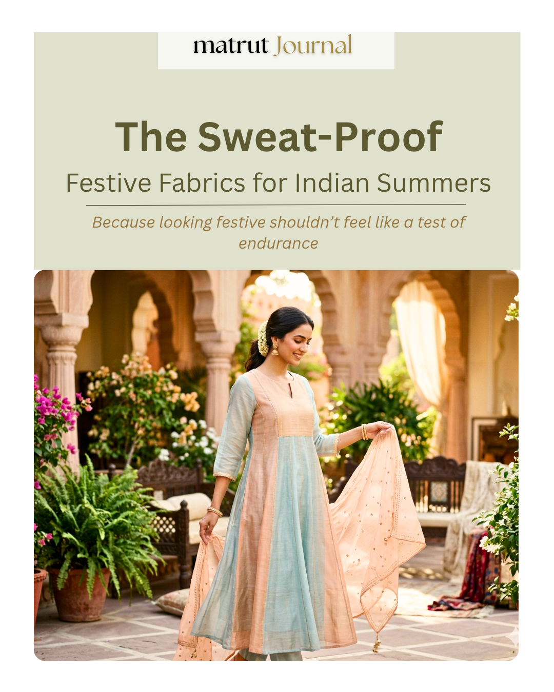The Sweat-Proof: Festive Fabrics