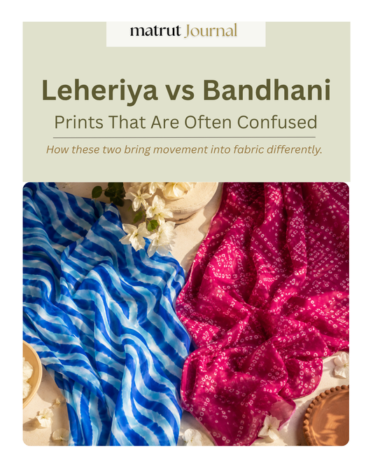 Leheriya vs Bandhani: Prints That Are Often Confused