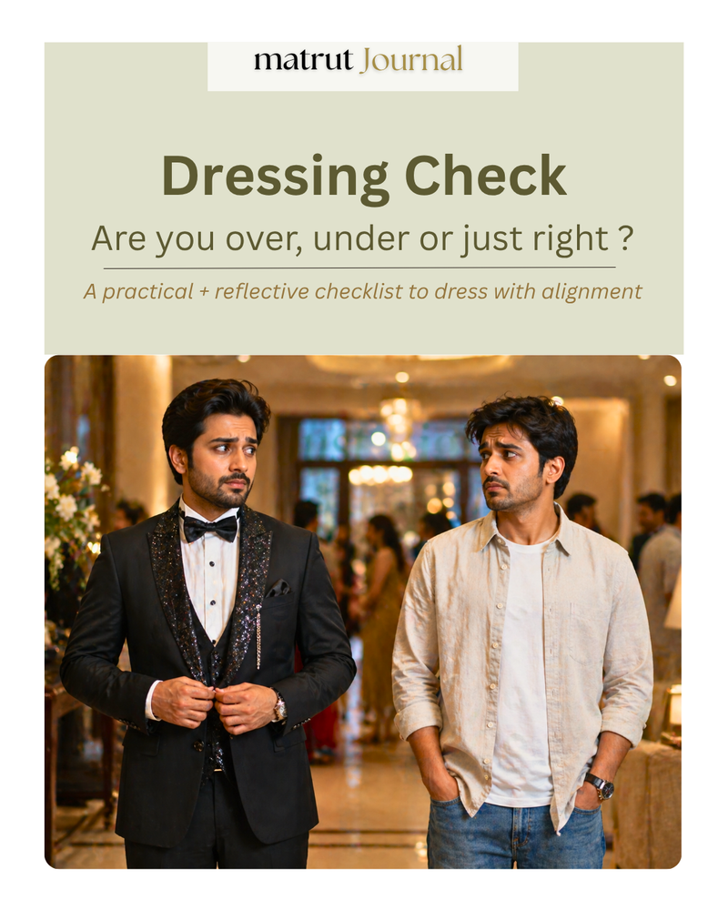 Dressing Check: Are you over, under or just right?