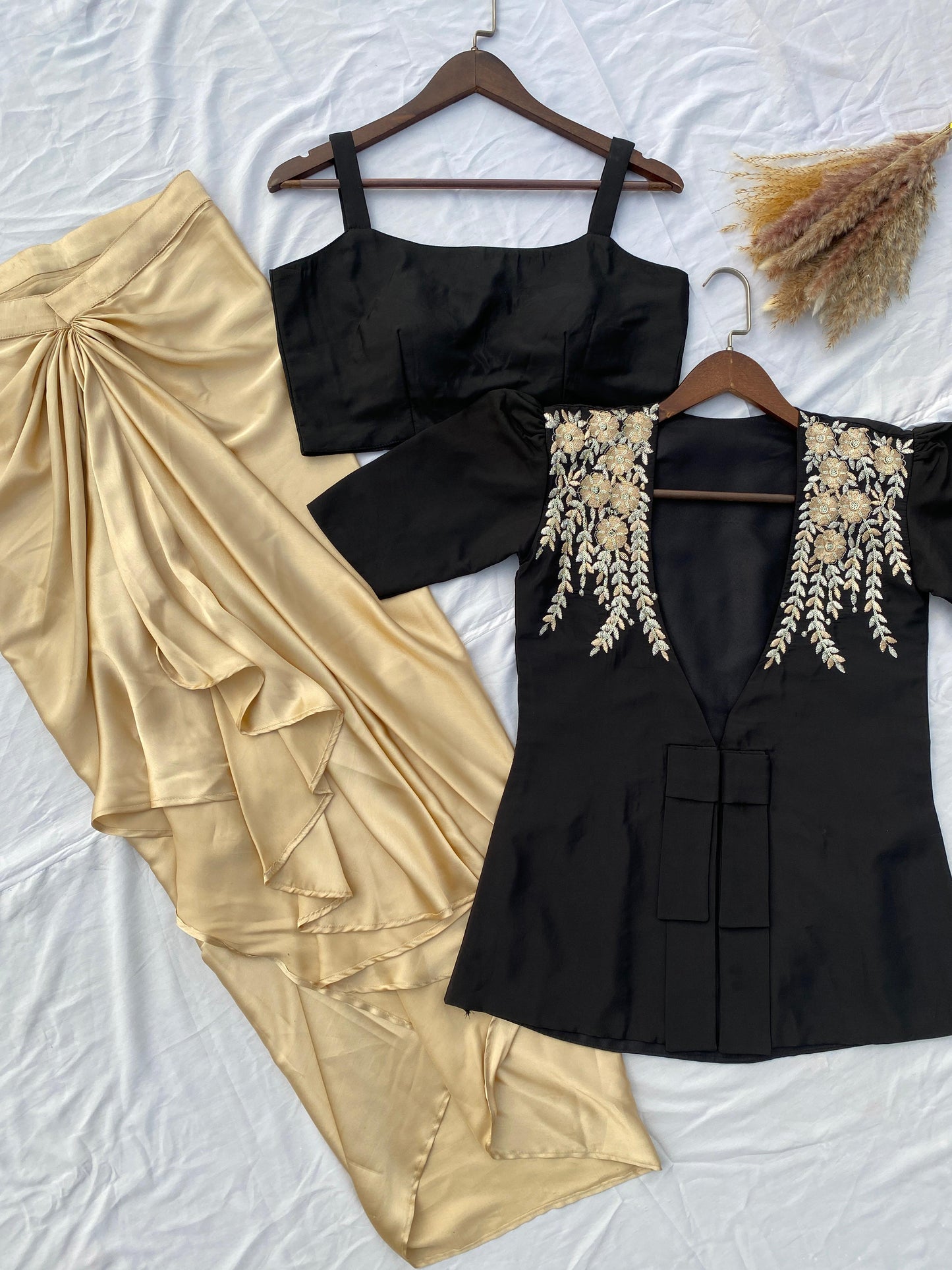 Matrut  | Saraa Black Gold Trio Set