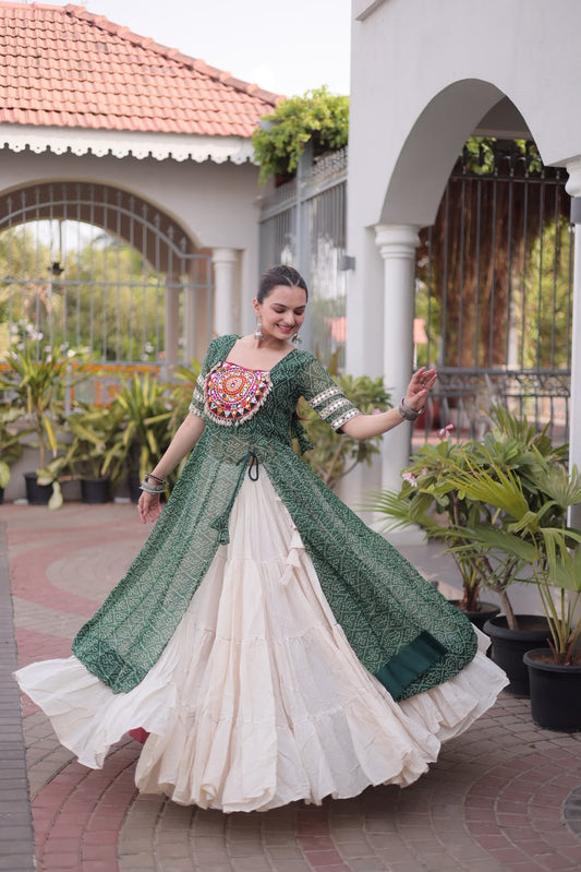 Nayra D05 Green Indo-western