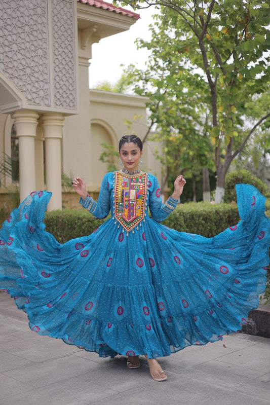 Ojas D08 Blue Gown