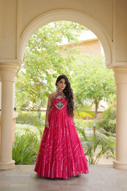 Ojas D04 Pink Gown