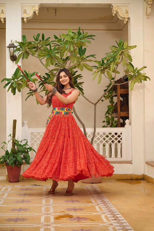 Sutra D05 Orange Gown