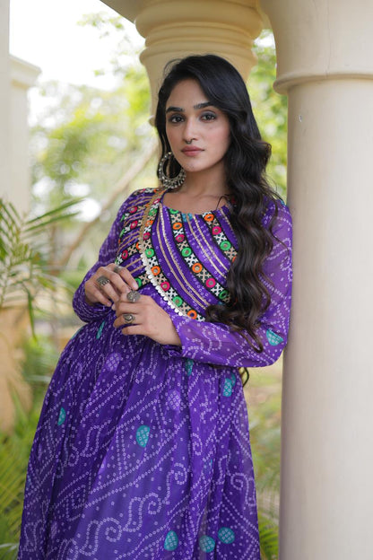 Nayra D07 Purple Gown