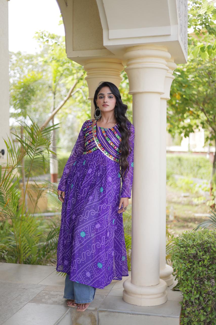 Nayra D07 Purple Gown