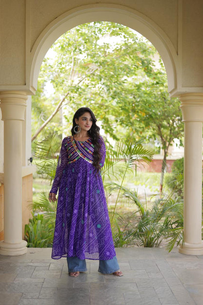 Nayra D07 Purple Gown