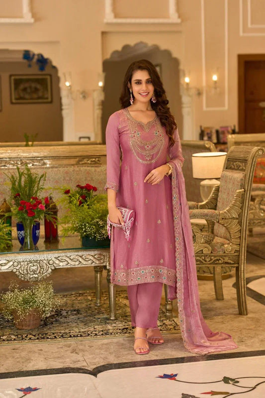 Chandni Orchid Straight Suit