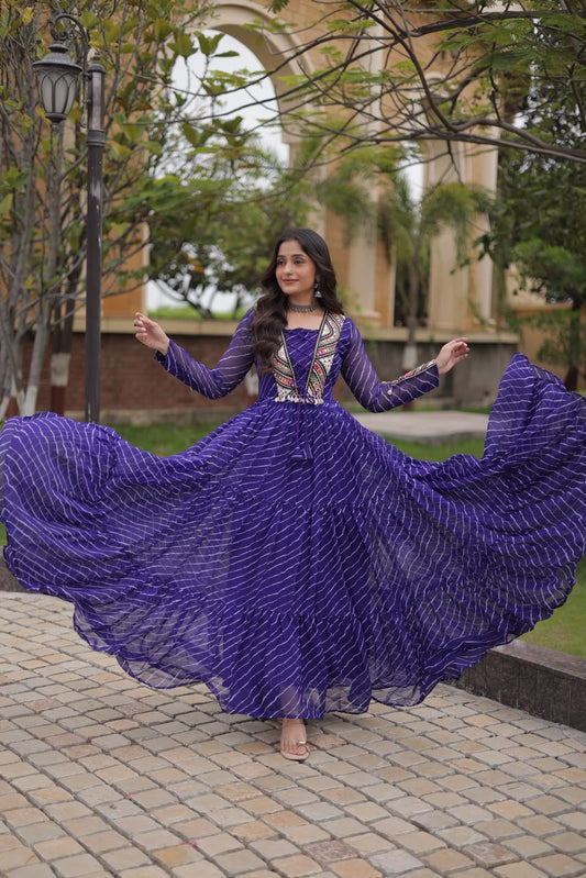 Nayra D06 Blue Gown