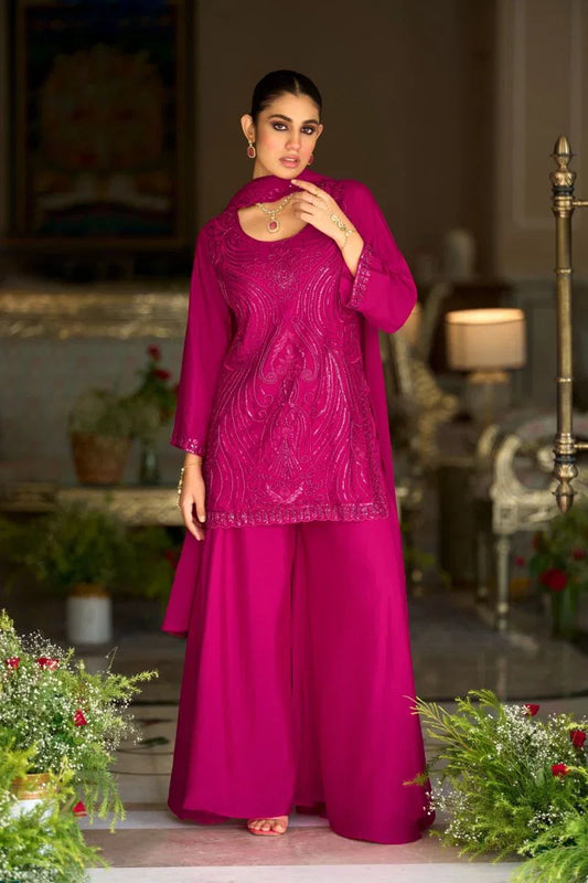 Gulaab Magenta Sharara Suit