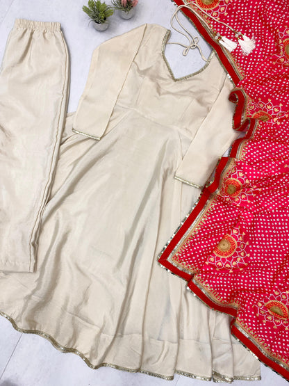 Matrut | Kashish Beige Gown