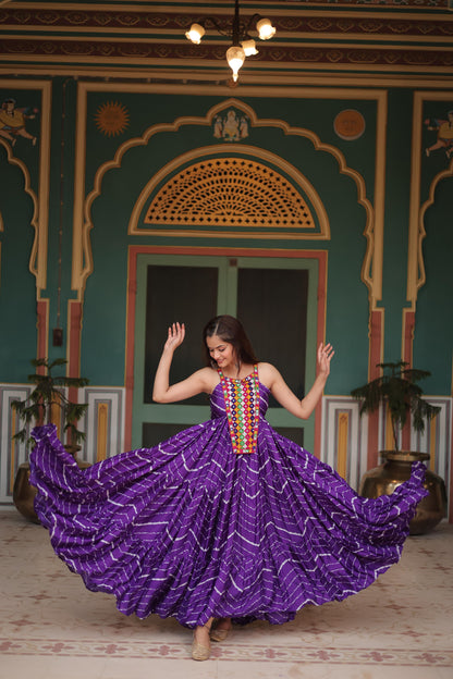 Matrut | Dandiya Diaries Gown - D083