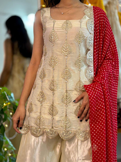 Matrut  | Albeli Ivory Palazzo Suit