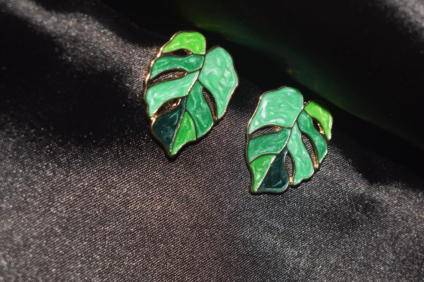 Leafy Tropical Earrings