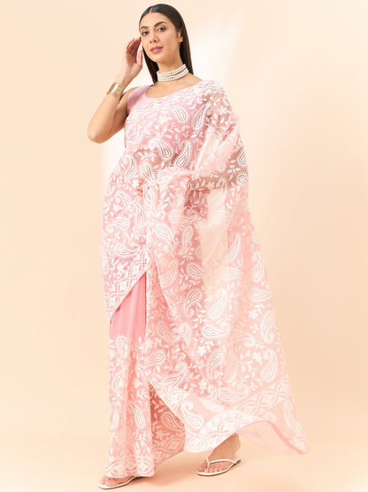 Matrut | Taru Light Pink Saree