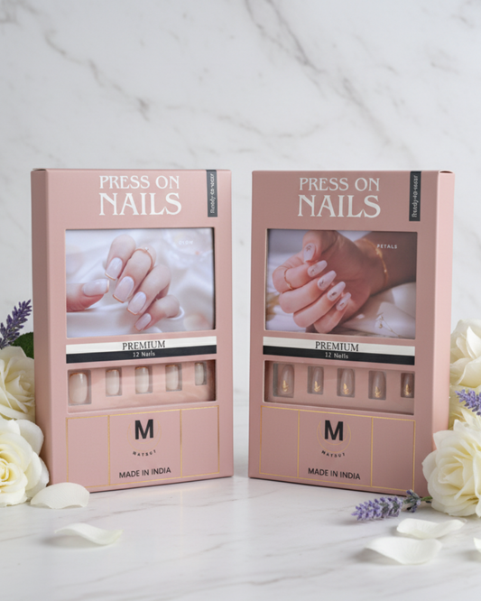 Matrut | [GLOW & PETALS] - Ready-To-Wear Nails Combo Set