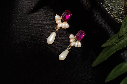 Vintage Pink Earrings