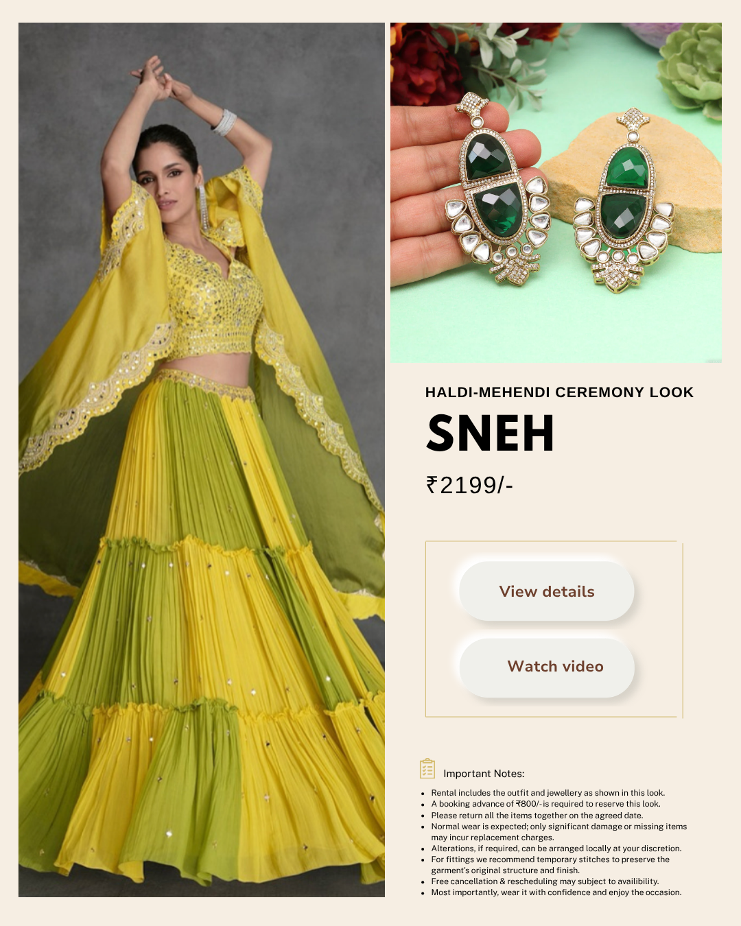 Rental Look | SNEH